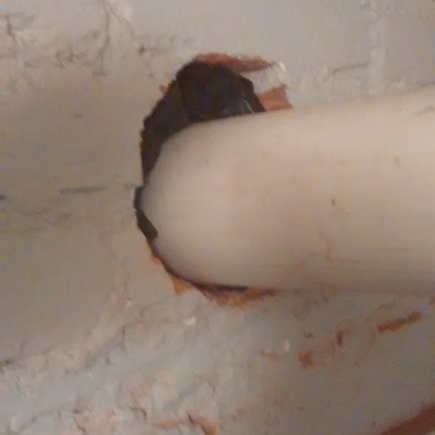 Perforacion pared de ladrillo