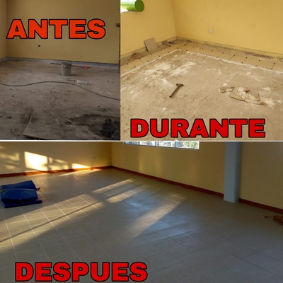 Colocación de loseta