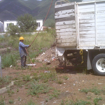 Perforadora en campo