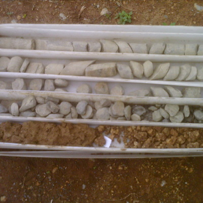 Recolección de muestras de roca