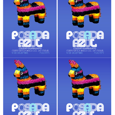 Diseño de invitación a posada