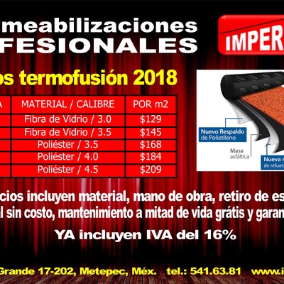 Precios 2018