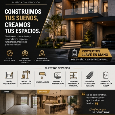 Promocional Conoza Diseño y Construcción.