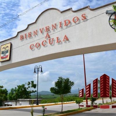 Puente de bienvenida Cocula , Gro