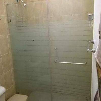 Cancel de cristal templado abatible