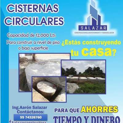 Cisternas captadoras de agua