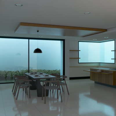 Render remodelacion cocina