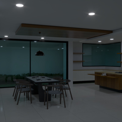 Render remodelacion cocina