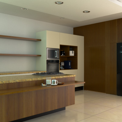 Render remodelacion cocina