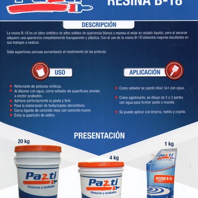 RESINAS / SELLADORES