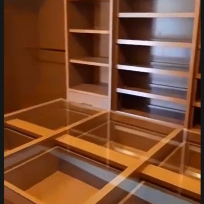 Vestidor contemporáneo con diseño a medida