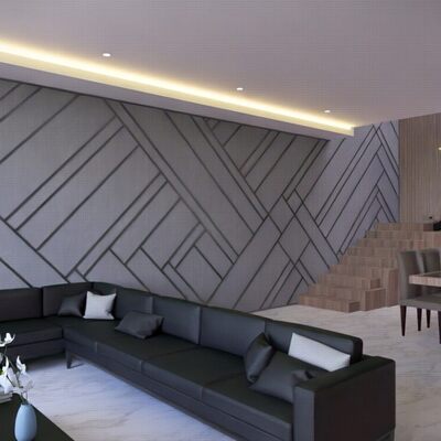 Sala principal · Proyecto residencial adaptado a Mexicali y Guamúchil
