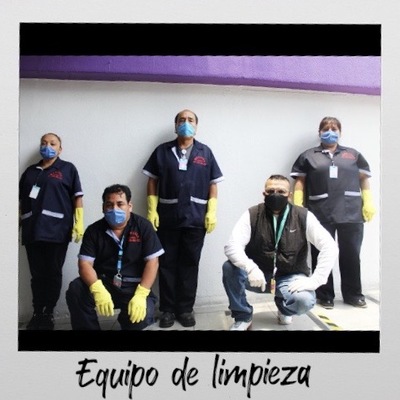 Equipo de limpieza.