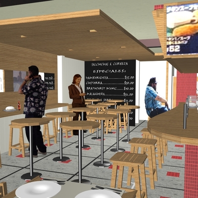 diseño y construccion de local comercial para comida rapida