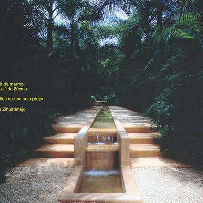 fuente de marmol en ixtapa 