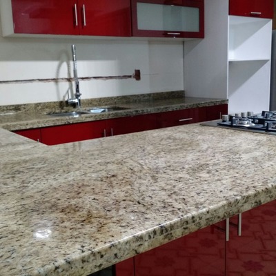 BARRA GRANITO ORNAMENTAL MUEBLES MDF ALTO BRILLO