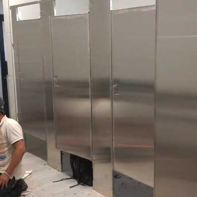 Mamparas de acero inoxdable