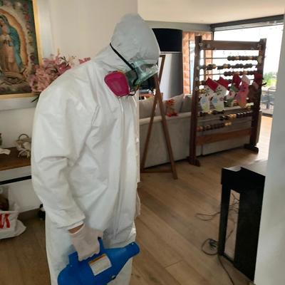 Desinfección en rincones