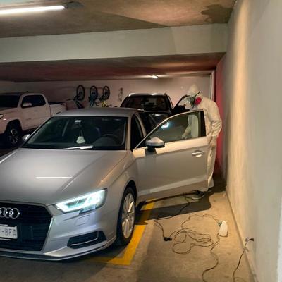 Desinfección en carros