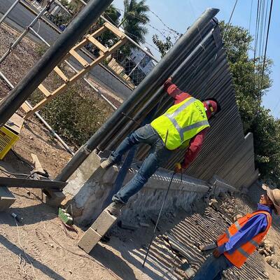 SOLDADURA EN BARANDAL.