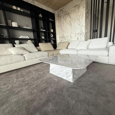 Mesa de centro en mármol: elegancia y sobriedad para un ambiente sofisticado