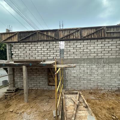 Levantamiento de muros con block