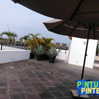Terraza dañada por el interperismo