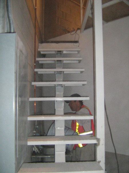 Trabajos de Herrería, escaleras metálicas