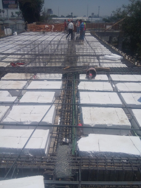 Entubado de loza con pvc.