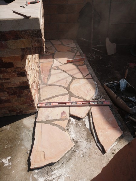 Piso de laja