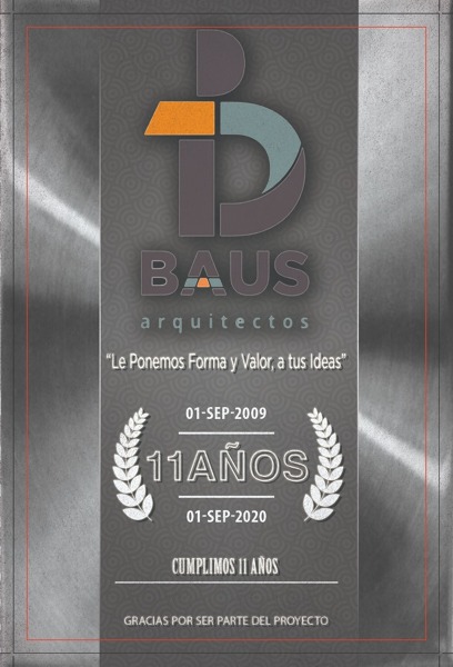 01Septiembre 2020, ¡11 Aniversario Equipo BAUS arquitectos!
