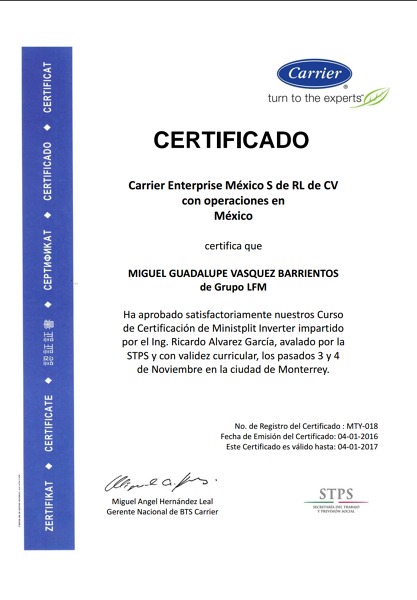 CERTIFICADO