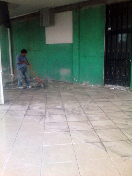 colocación de loseta 