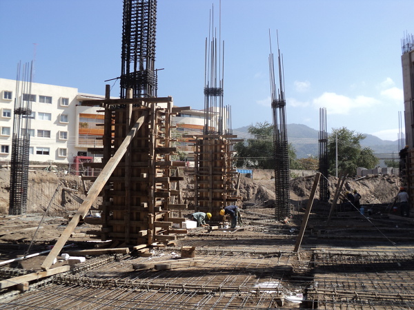 construccion de estructura hotel dreams