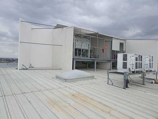 Construcción de Muros para Insonorización Chiller, La Comer, Puebla.