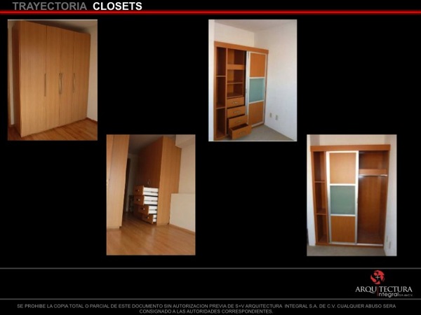 CLOSETS Y VESTIDORES