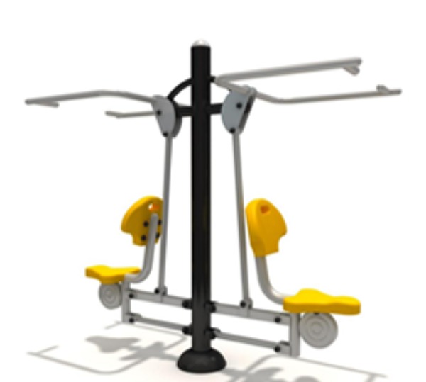 equipos de gimnasio al aire libre