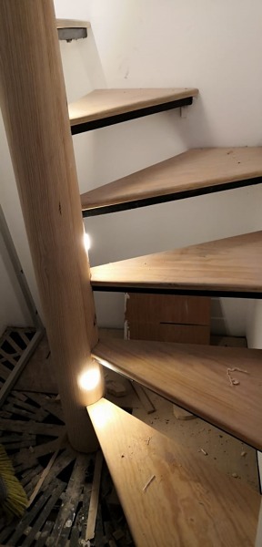 Escaleras madera