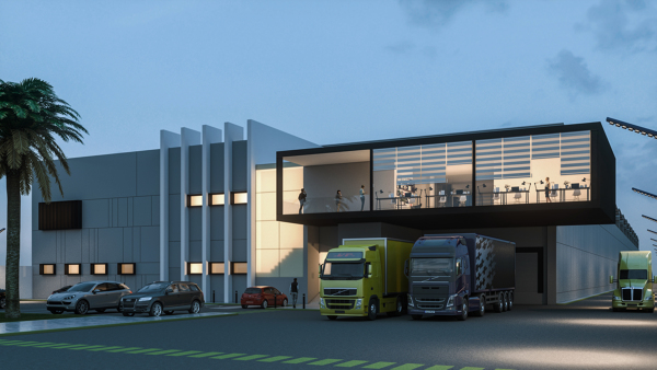 Diseño de Nave Industrial 8500m2. uso indefinido