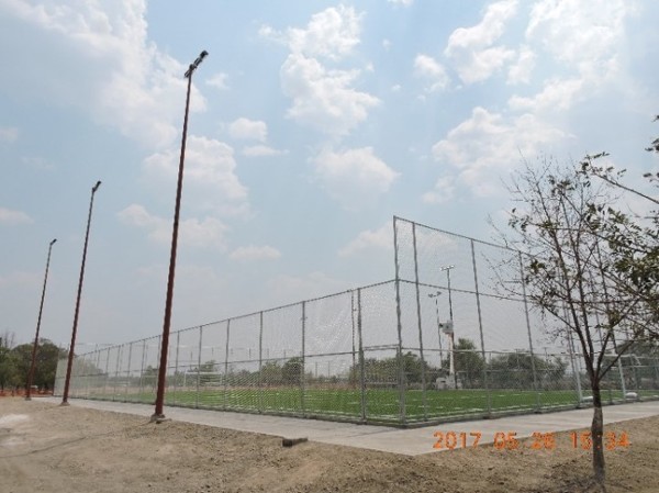 Foto: Construcción de Cancha Futbol 7, en la Unidad Deportiva Nuevo ...