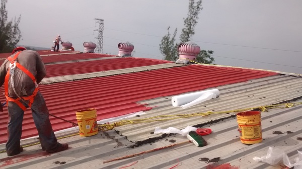 impermeabilizante en techos de lamina