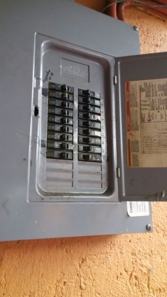 Revisión de tablero electrico en un bar