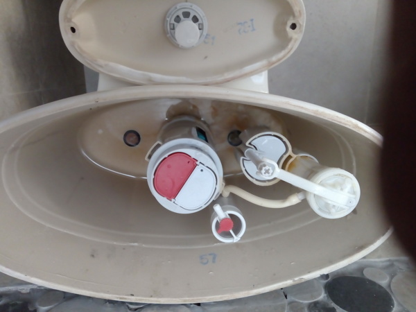 Limpieza y desazolve de herrajes push botón sanitario