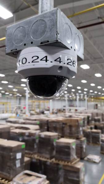 CÁMARAS DE INSTALACIÓN EN NAVE PARA ALMACENAMIENTO.