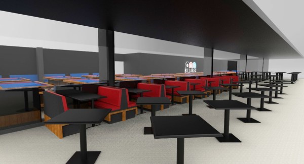 Render restaurant billar