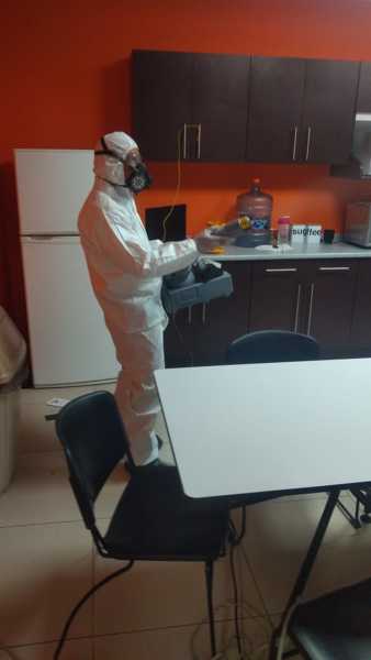 Nebulización en frío sanitización