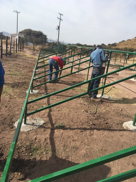 Refuerzos en estructura metálica 