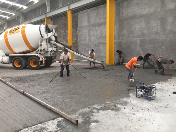 firme de concreto en naves industriales