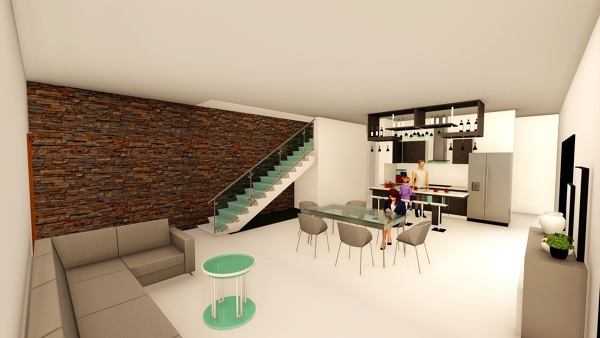 SALA - COMEDOR - COCINA