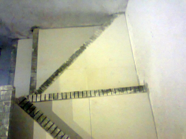 Loseta Ceramica en escaleras